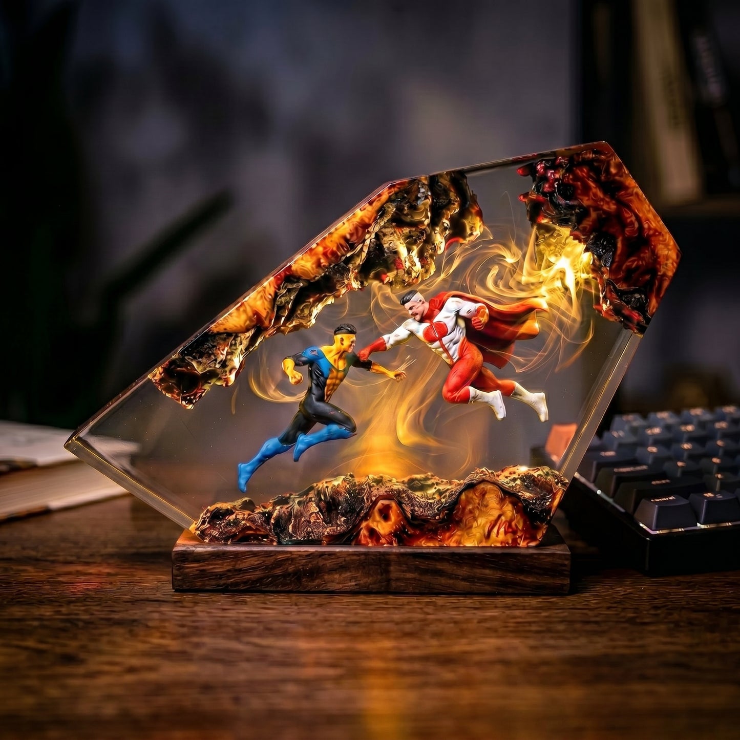 Invincible Mark Grayson Omni-Man Resin Lamp