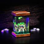 BROKEN Gundam in Deep Ocean Epoxy Lamp