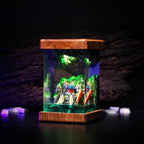 BROKEN Gundam in Deep Ocean Epoxy Lamp