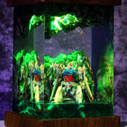 BROKEN Gundam in Deep Ocean Epoxy Lamp