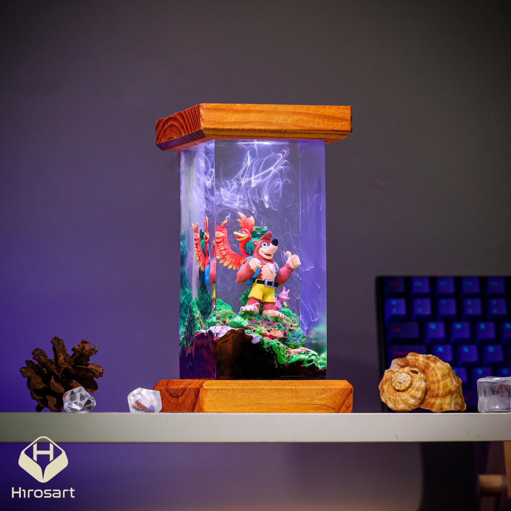 Banjo - Kazooie Resin Lamp
