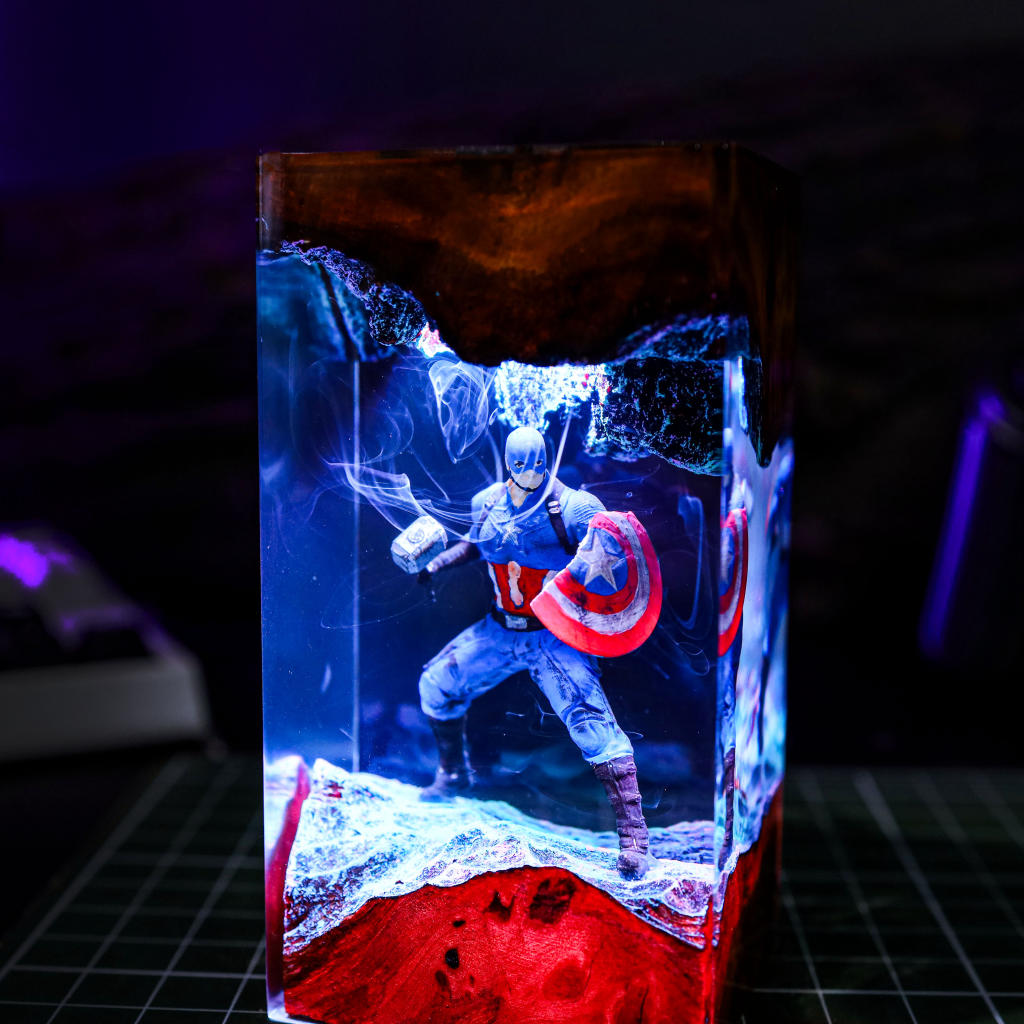Captain America Night Light