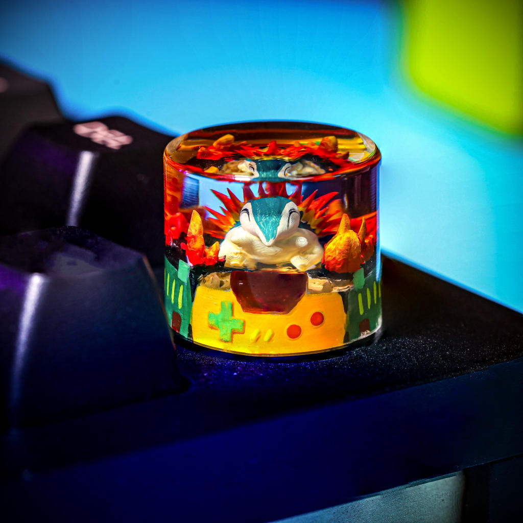 Cyndaquil Pokémon Keyboard Knob Ver 2