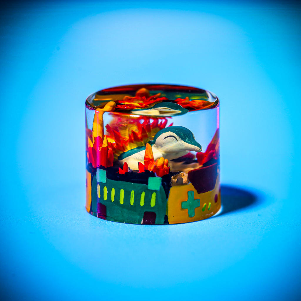 Cyndaquil Pokémon Keyboard Knob Ver 2