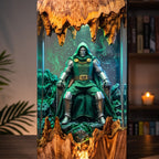 Doctor Doom Epoxy Resin Lamp Collection