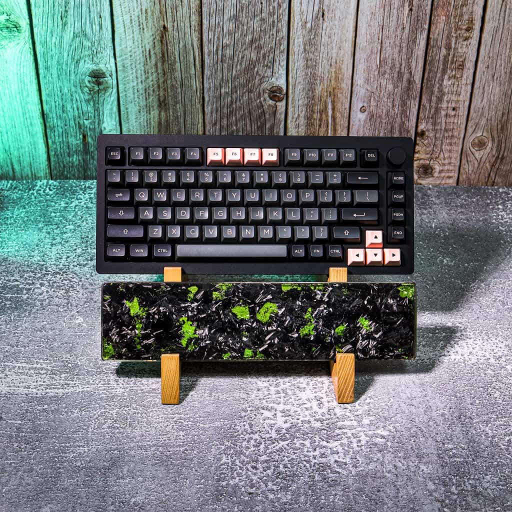 Green Marble Resin Wrist Rest