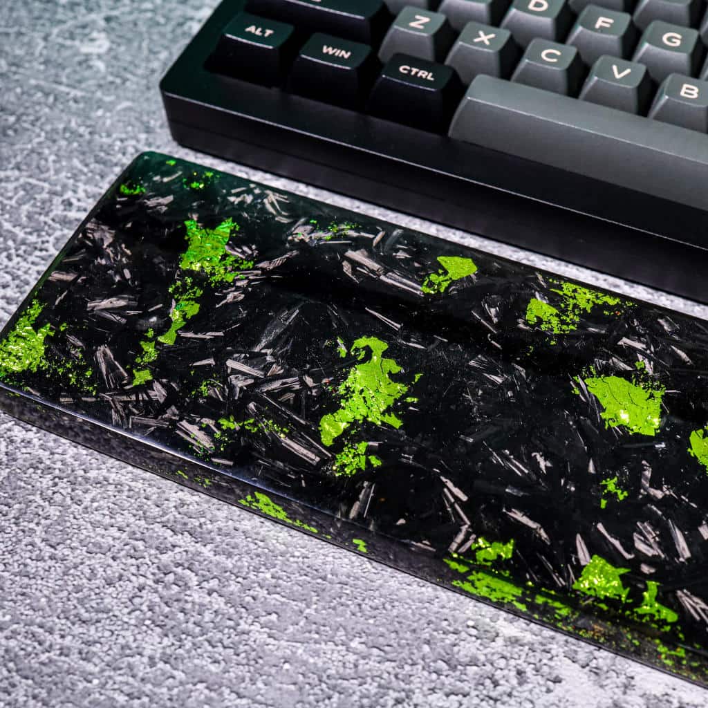 Green Marble Resin Wrist Rest
