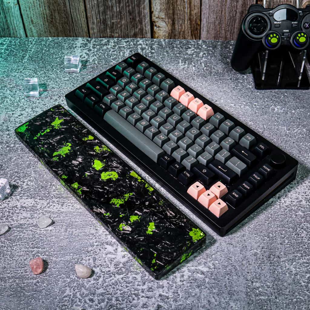 Green Marble Resin Wrist Rest