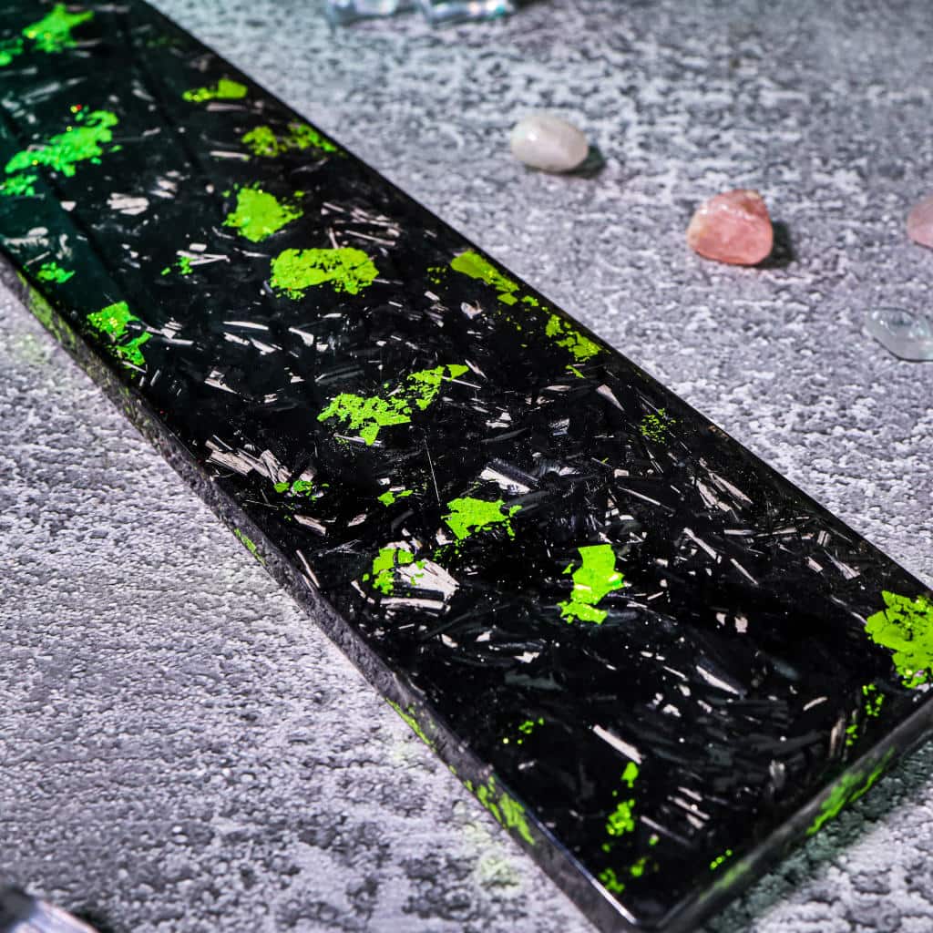 Green Marble Resin Wrist Rest