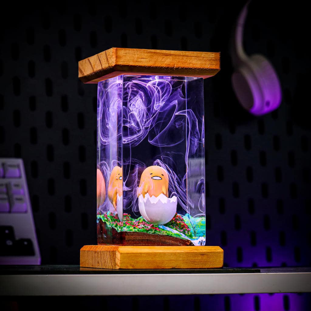 Gudetama Resin Lamp