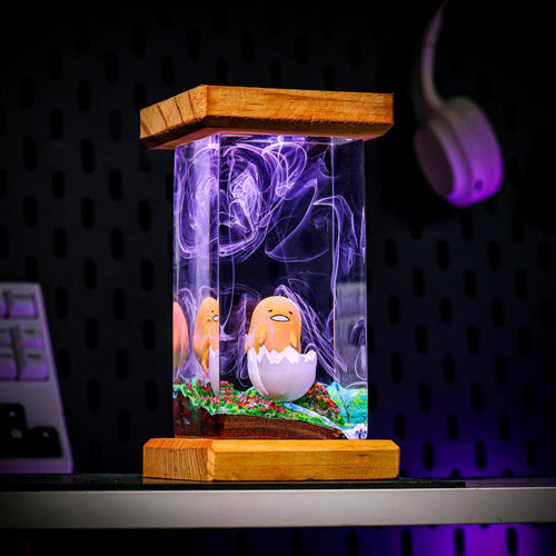 Gudetama Resin Lamp