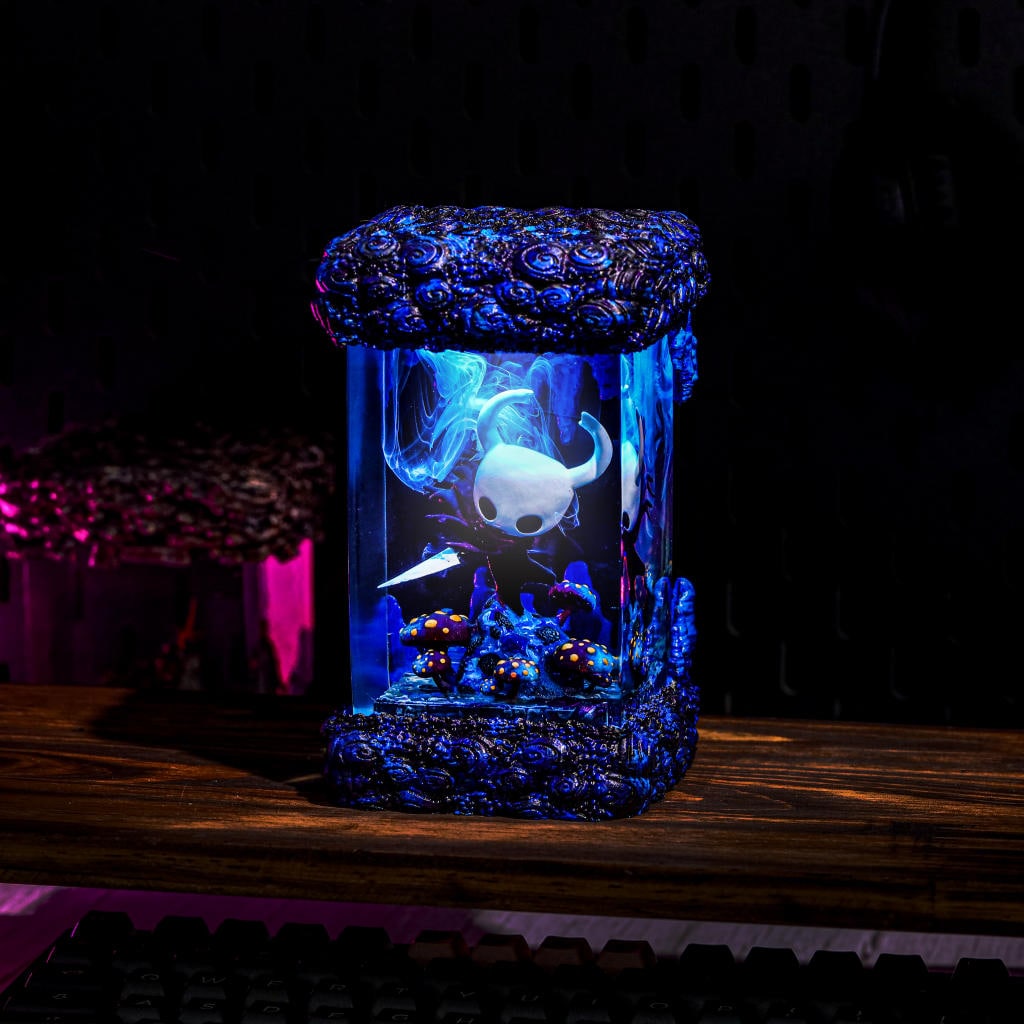 The Knight and Hornet Hollow Knight Lamp