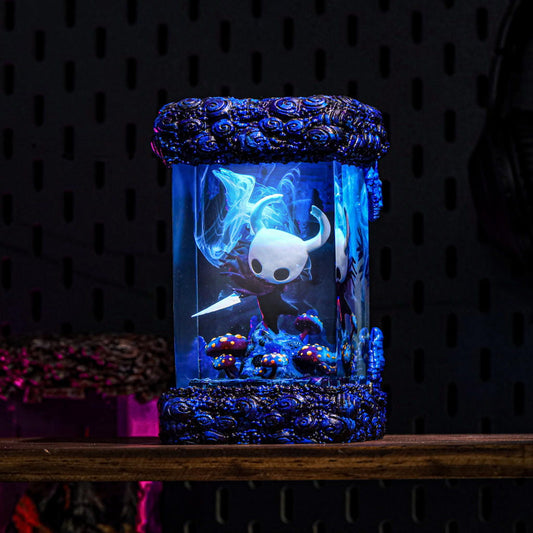 The Knight and Hornet Hollow Knight Lamp