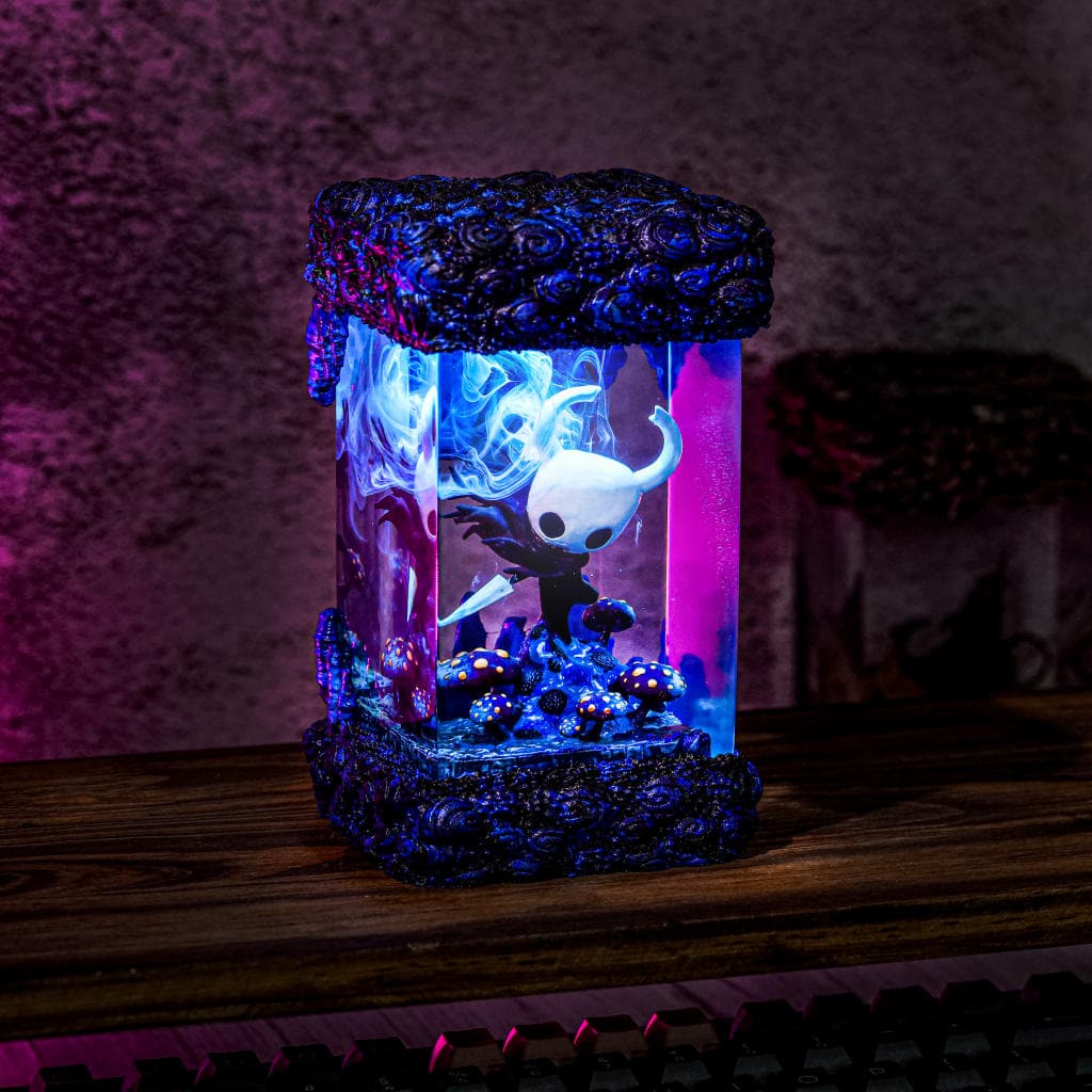 The Knight and Hornet Hollow Knight Lamp