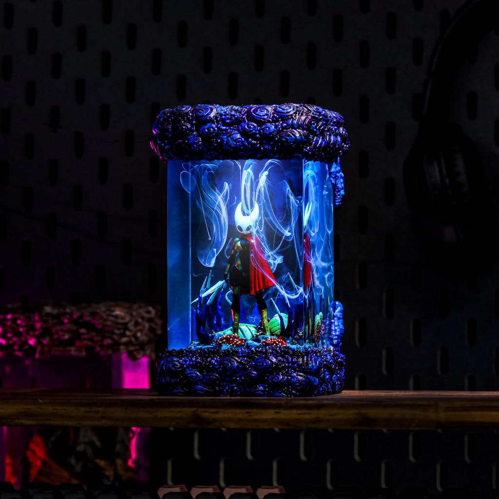 The Knight and Hornet Hollow Knight Lamp