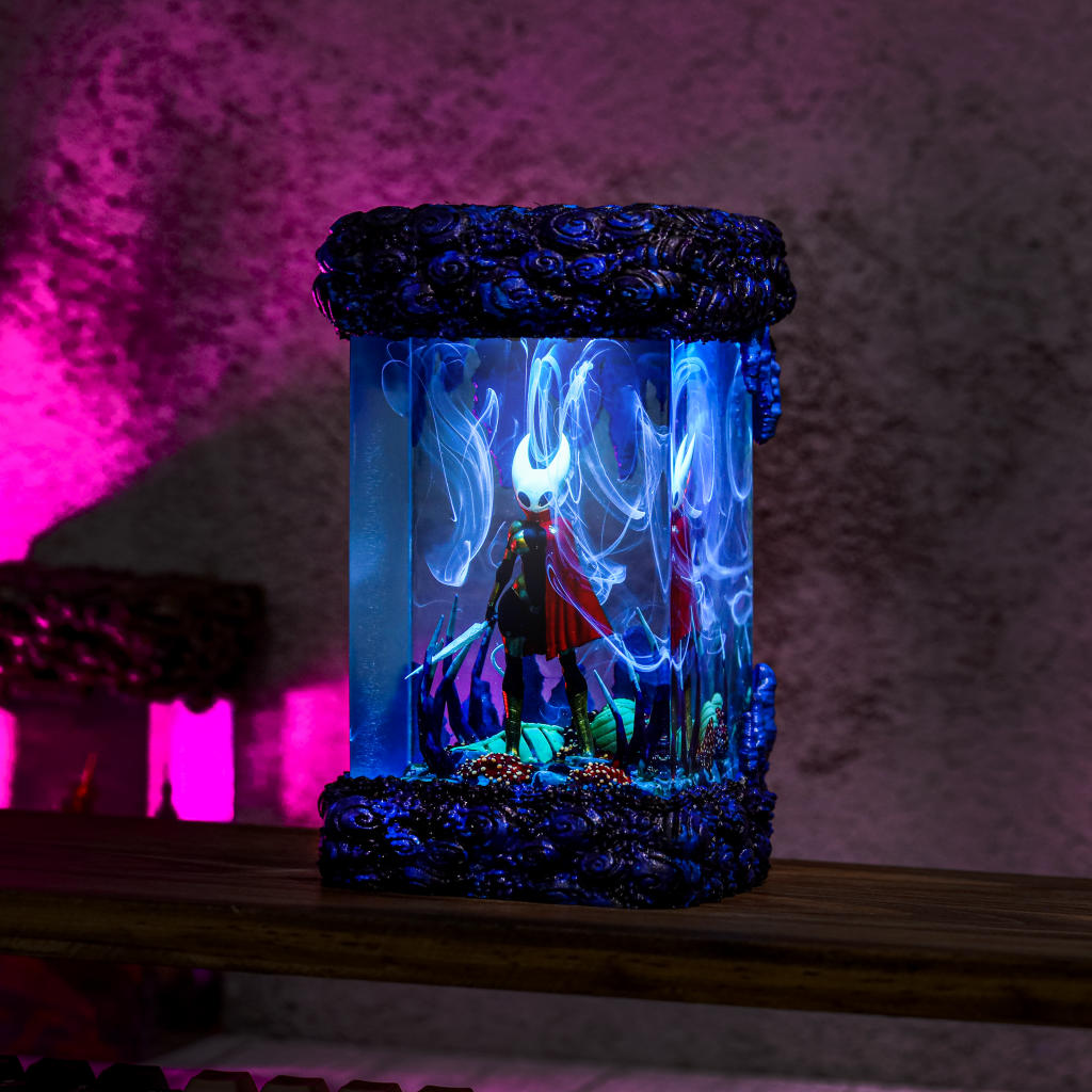The Knight and Hornet Hollow Knight Lamp