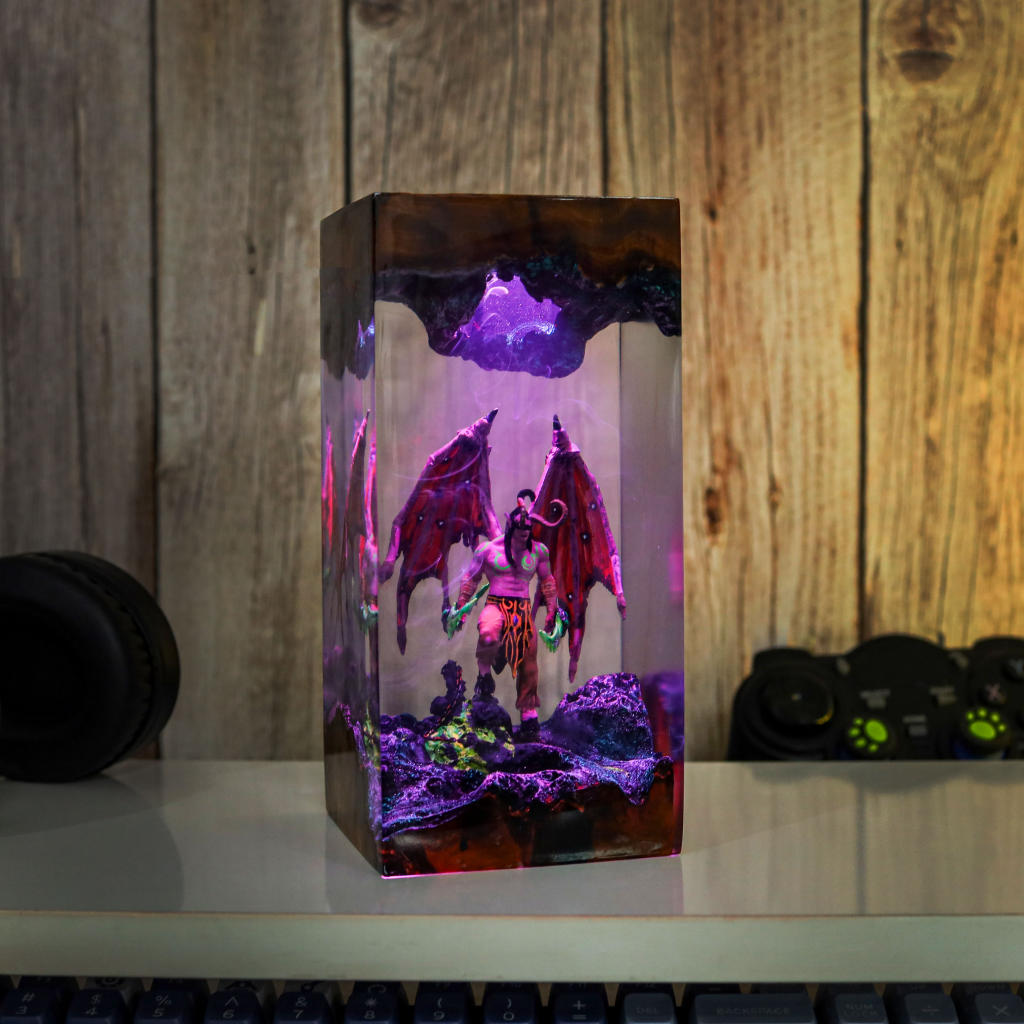 Illidan Stormrage Warcraft Night Light Ver 2