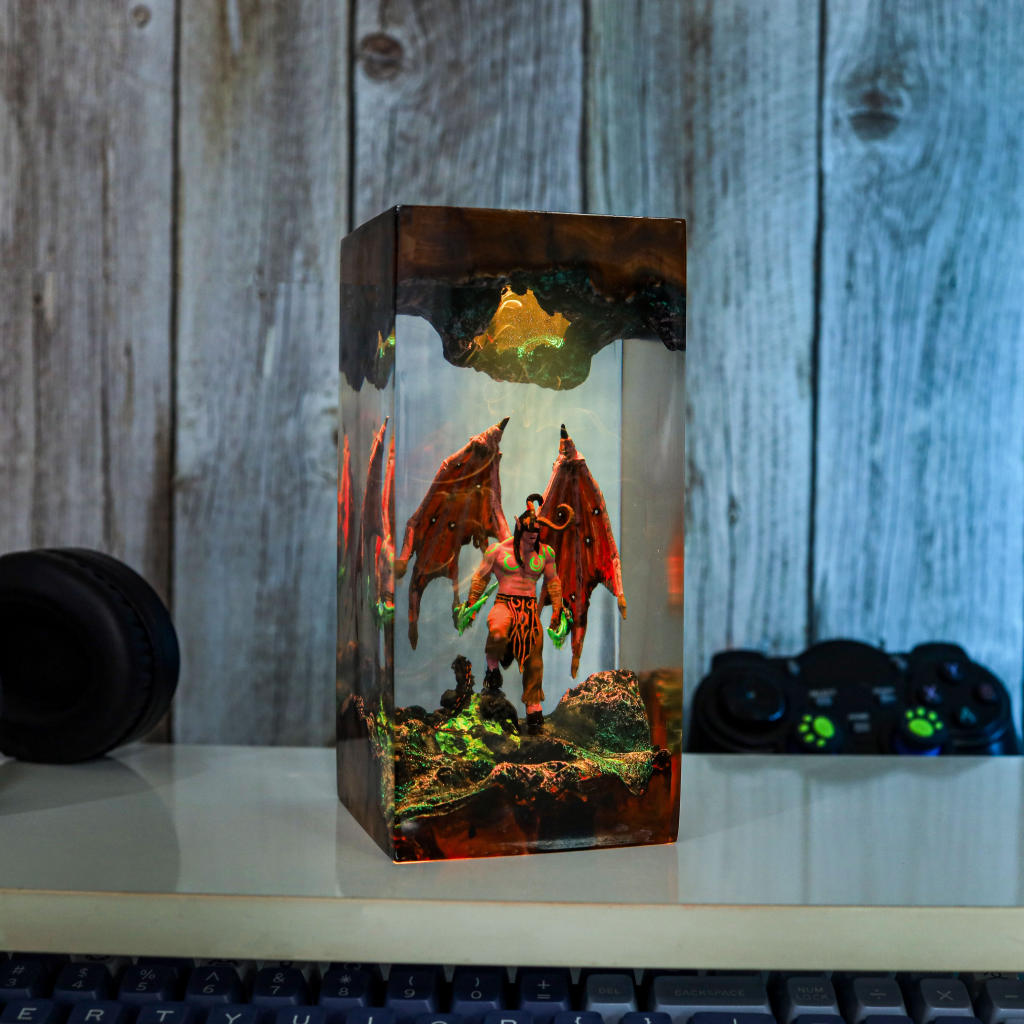 Illidan Stormrage Warcraft Night Light Ver 2