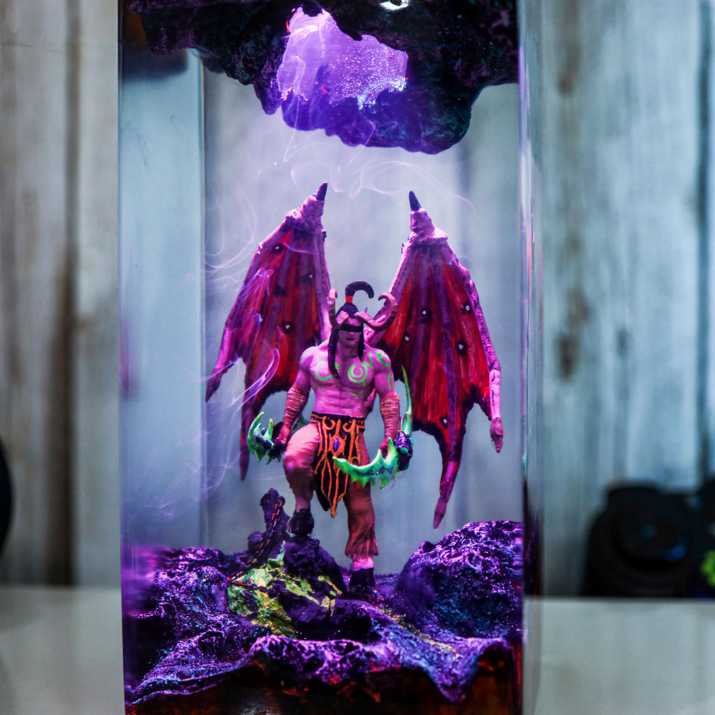 Illidan Stormrage Warcraft Night Light Ver 2