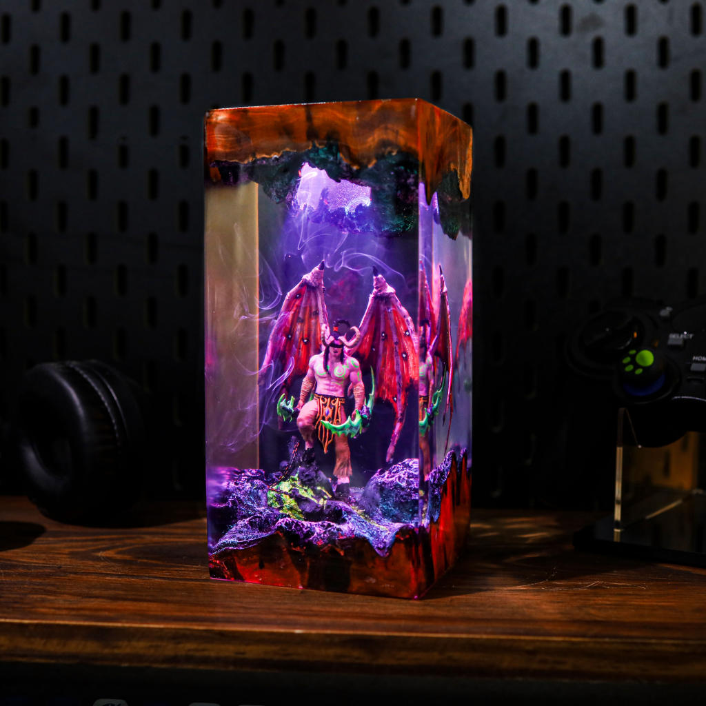 Illidan Stormrage Warcraft Night Light Ver 2
