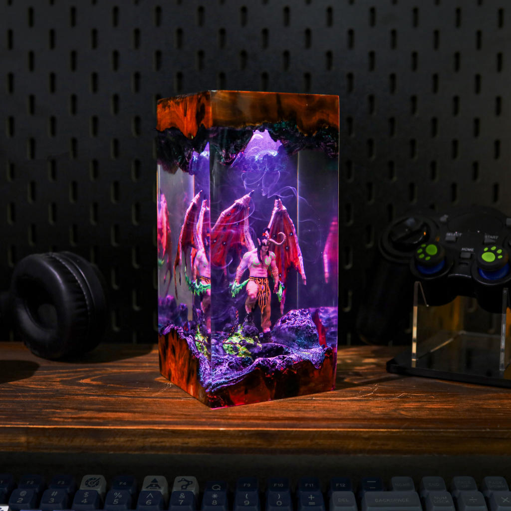 Illidan Stormrage Warcraft Night Light Ver 2