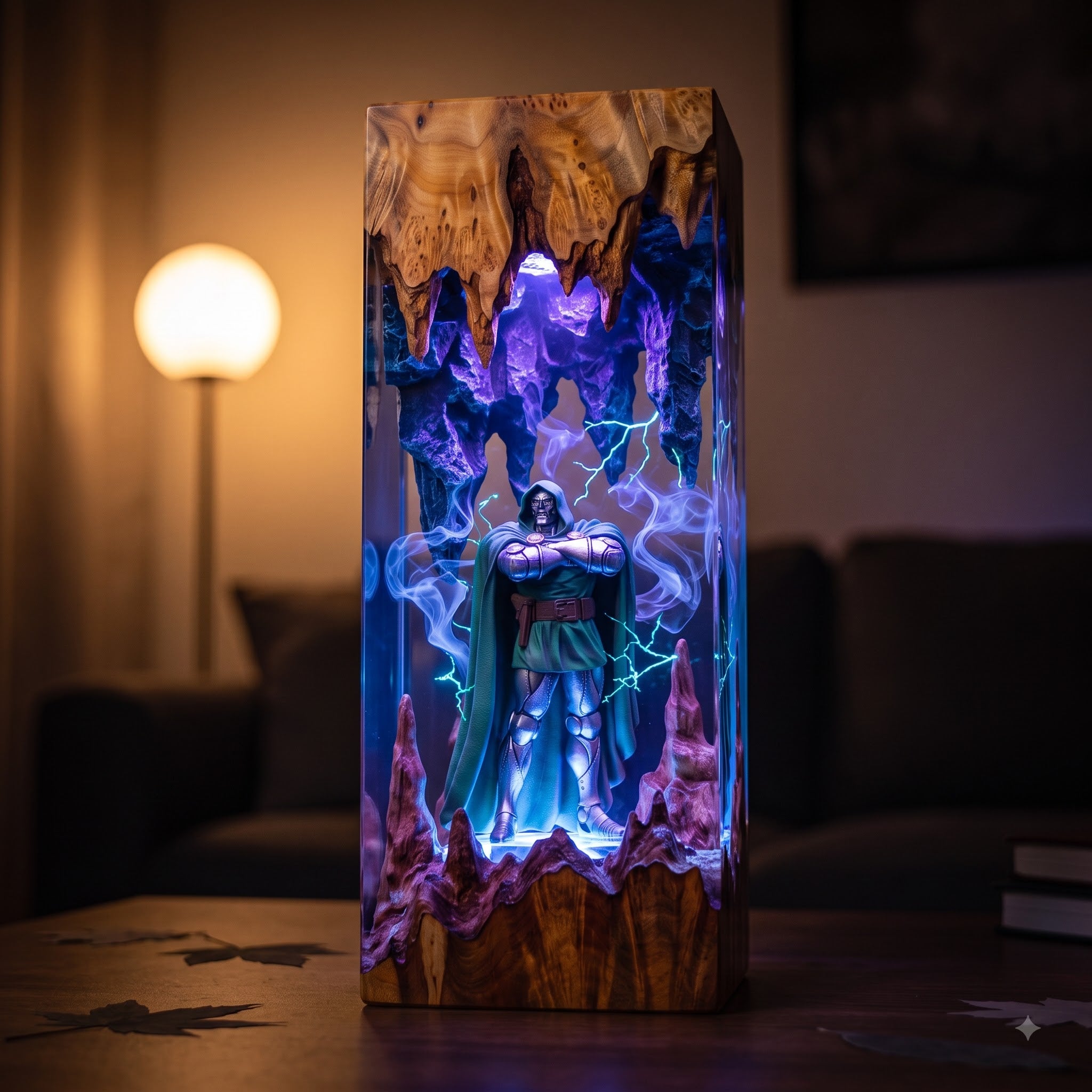 Doctor Doom Epoxy Resin Lamp Collection