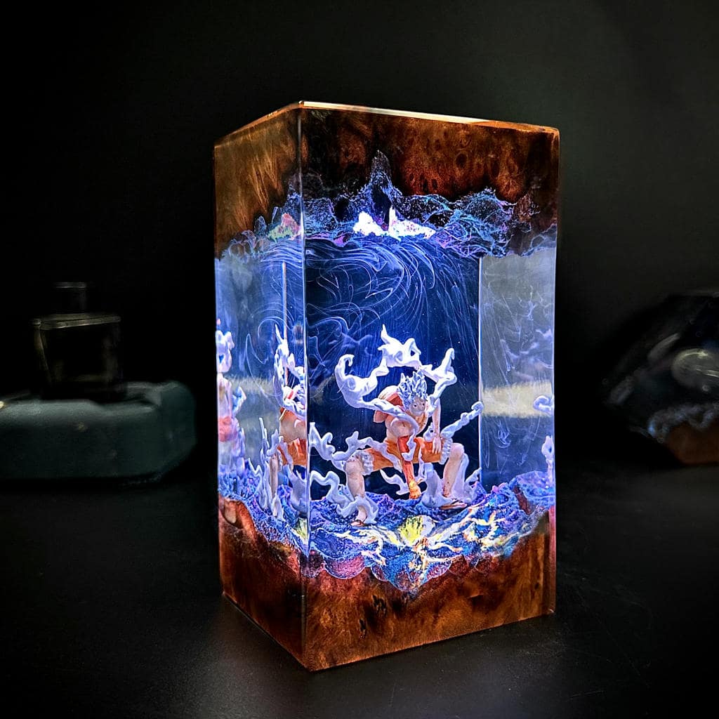 Roronoa Zoro One Piece Epoxy Lamp