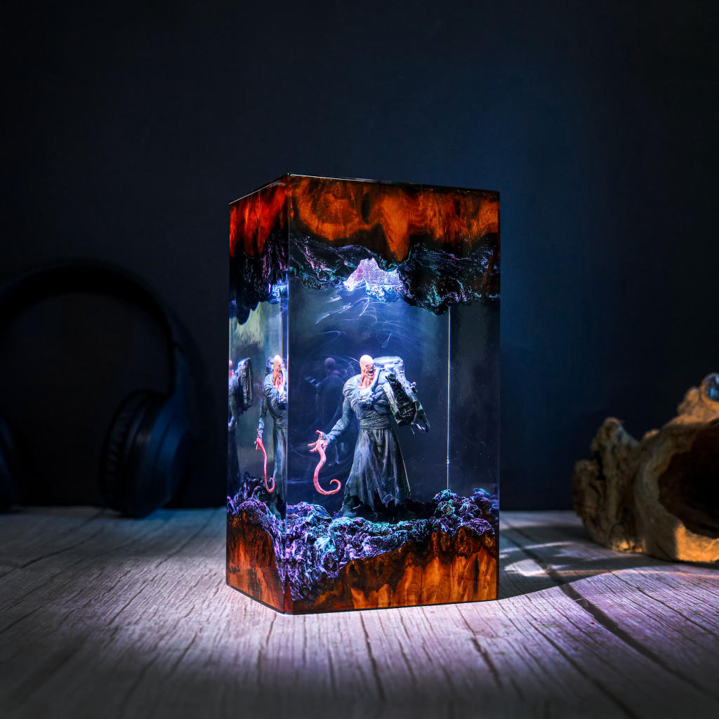 Nemesis from Resident Evil Resin Lamp