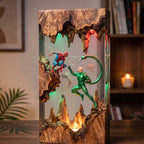 Spider-Man Epoxy Resin Lamp Collection