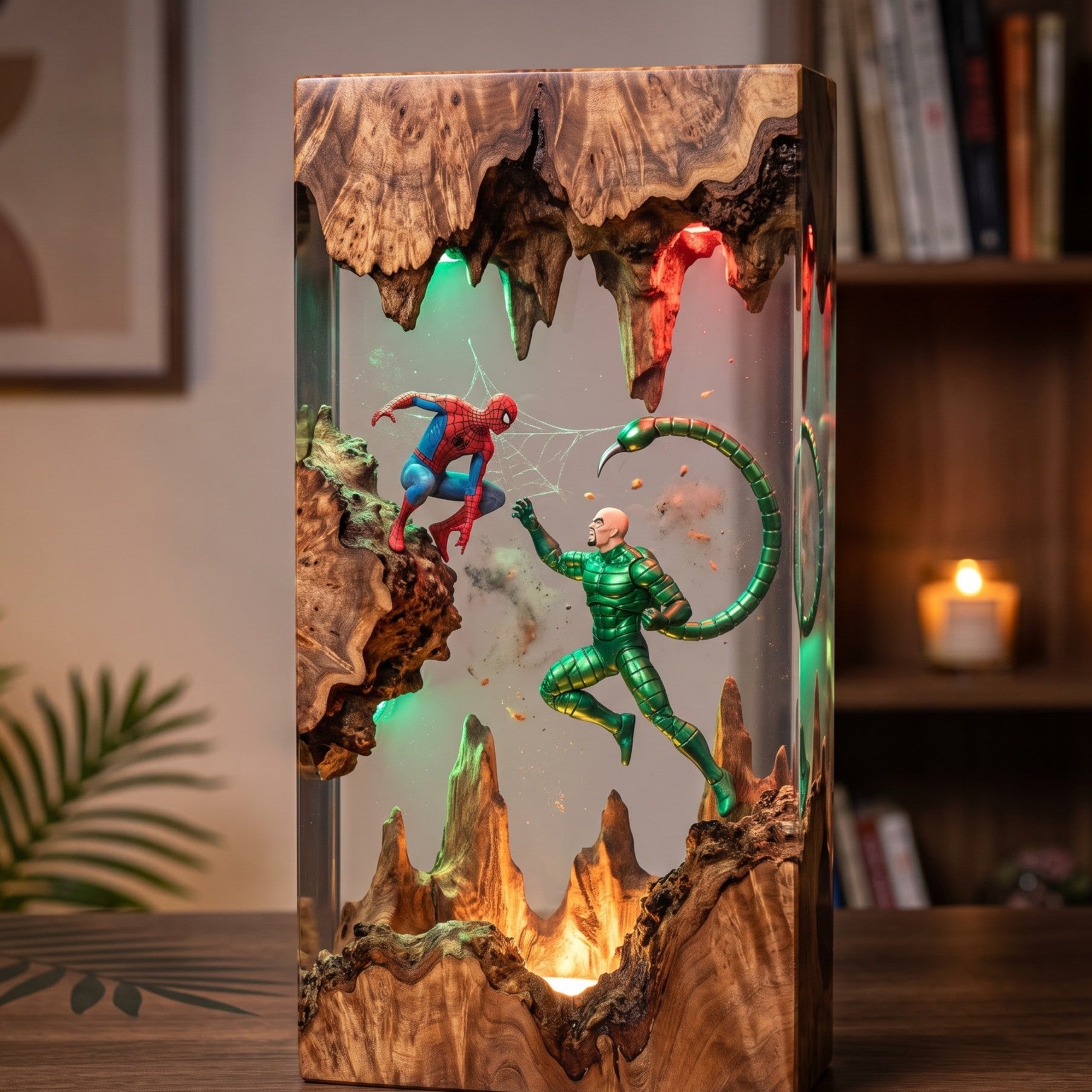 Spider-Man Epoxy Resin Lamp Collection