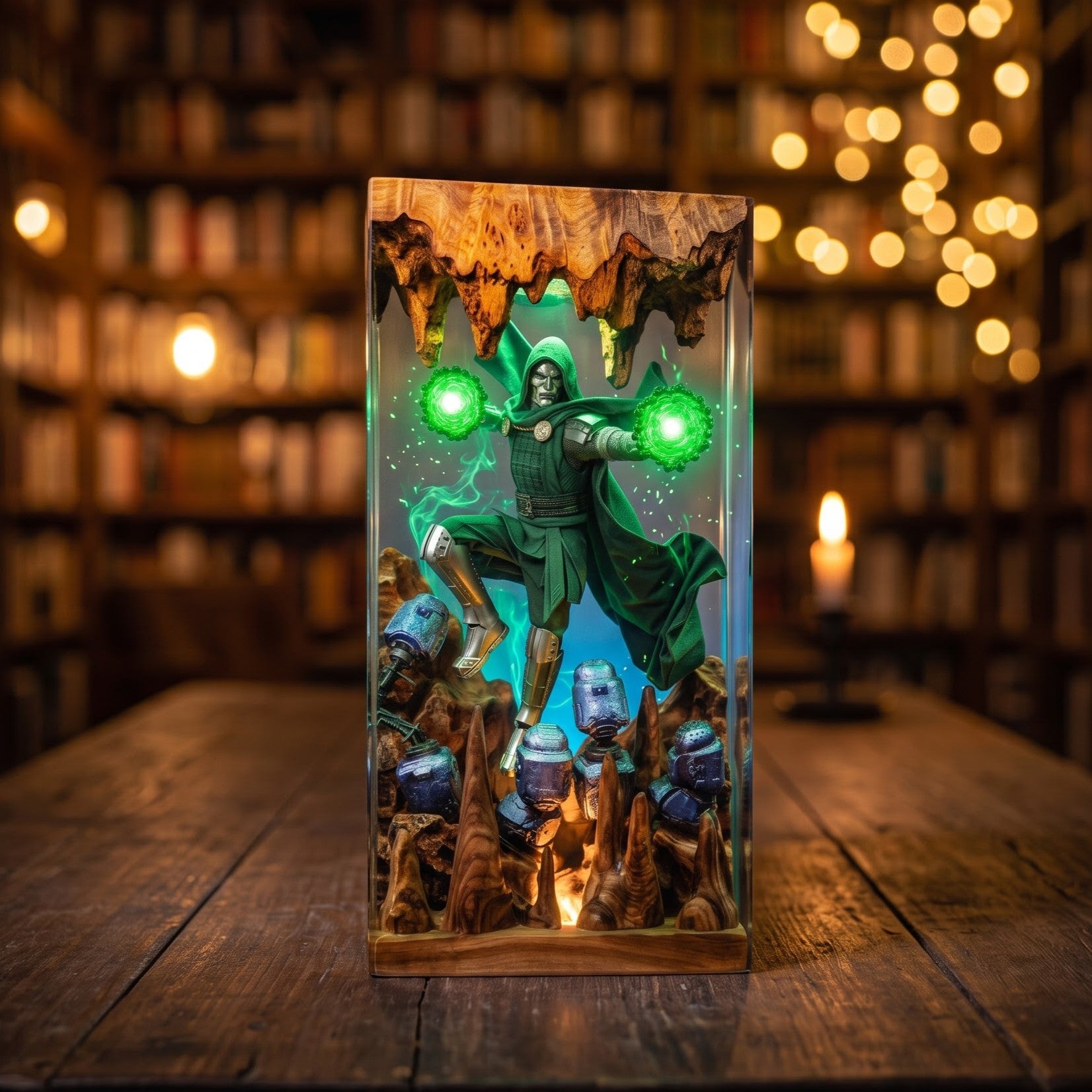 Doctor Doom Epoxy Resin Lamp Collection