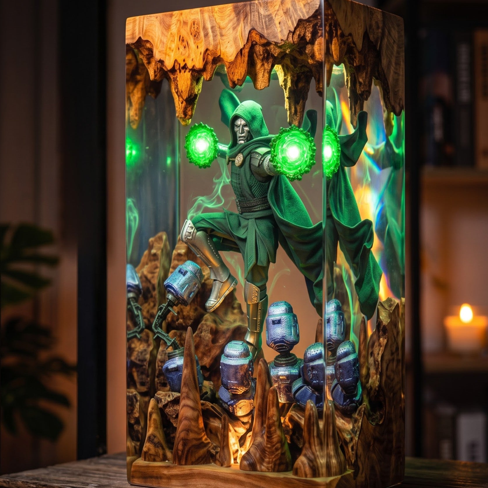 Doctor Doom Epoxy Resin Lamp Collection