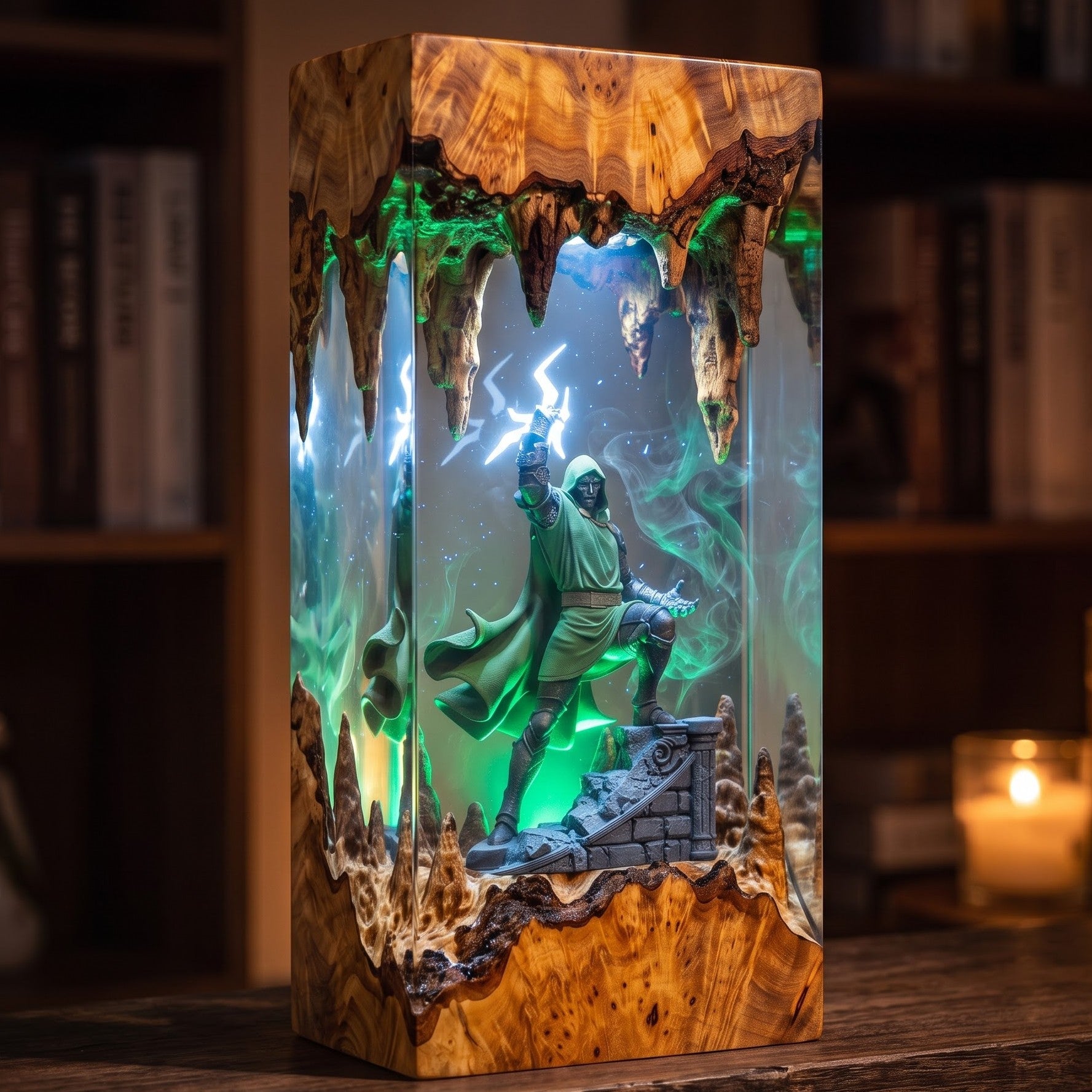 Doctor Doom Epoxy Resin Lamp Collection