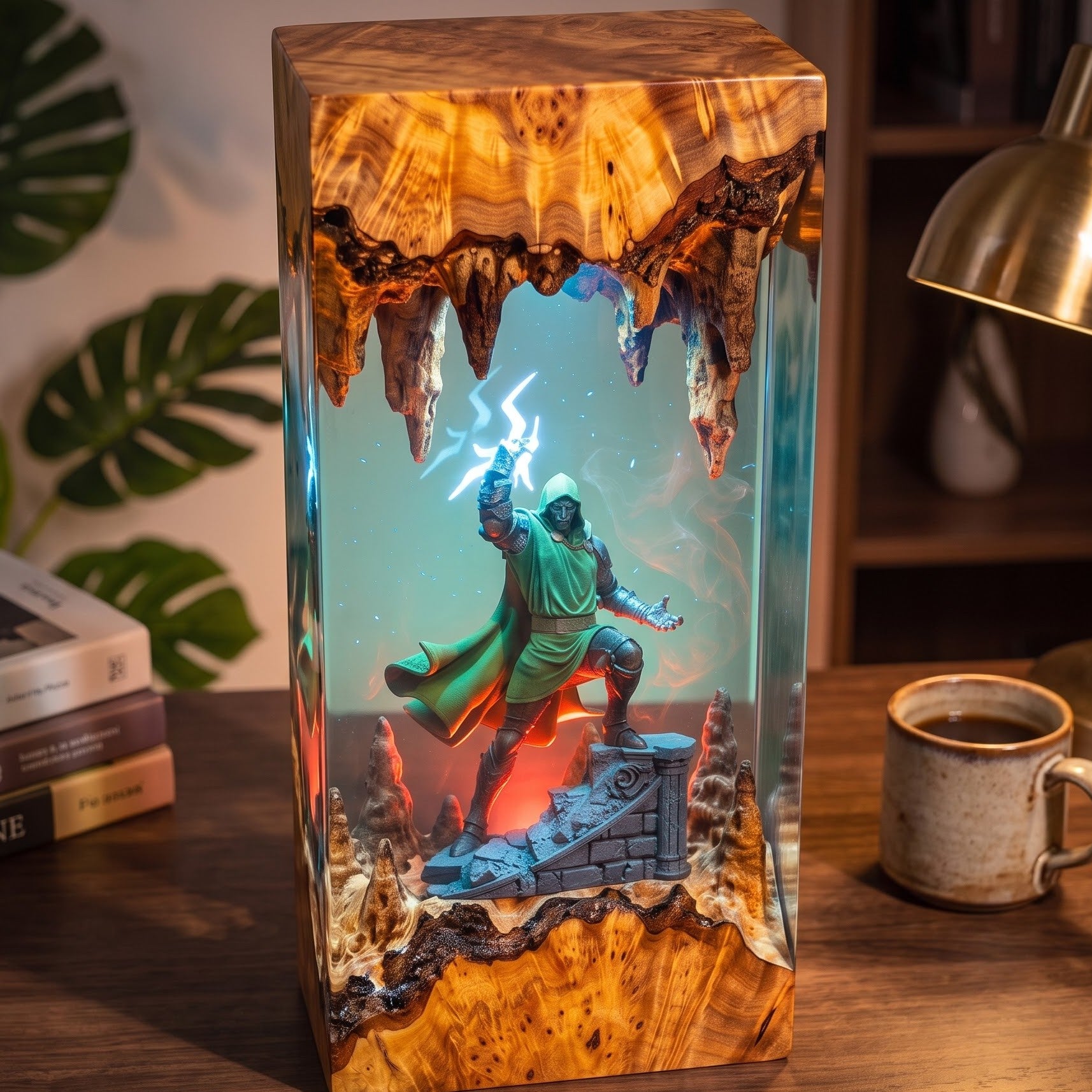 Doctor Doom Epoxy Resin Lamp Collection