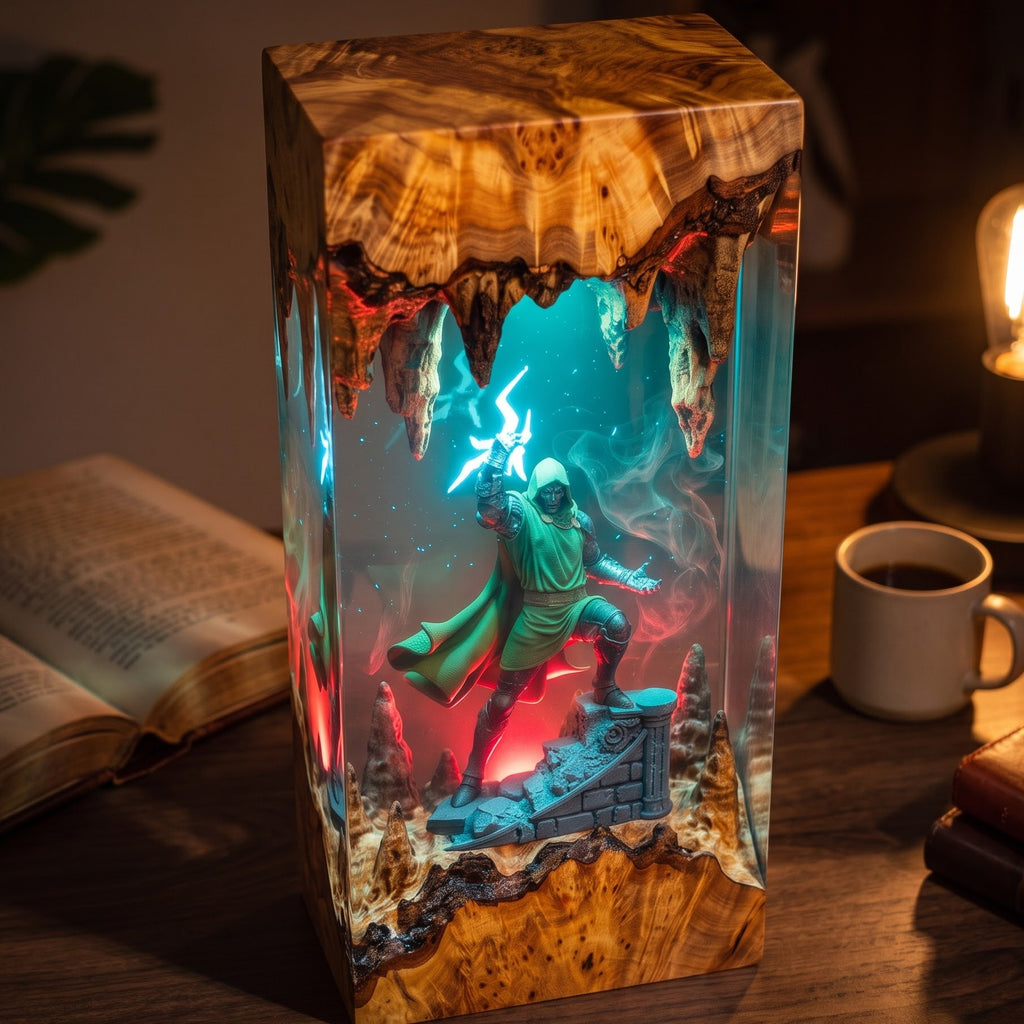 Doctor Doom Epoxy Resin Lamp Collection