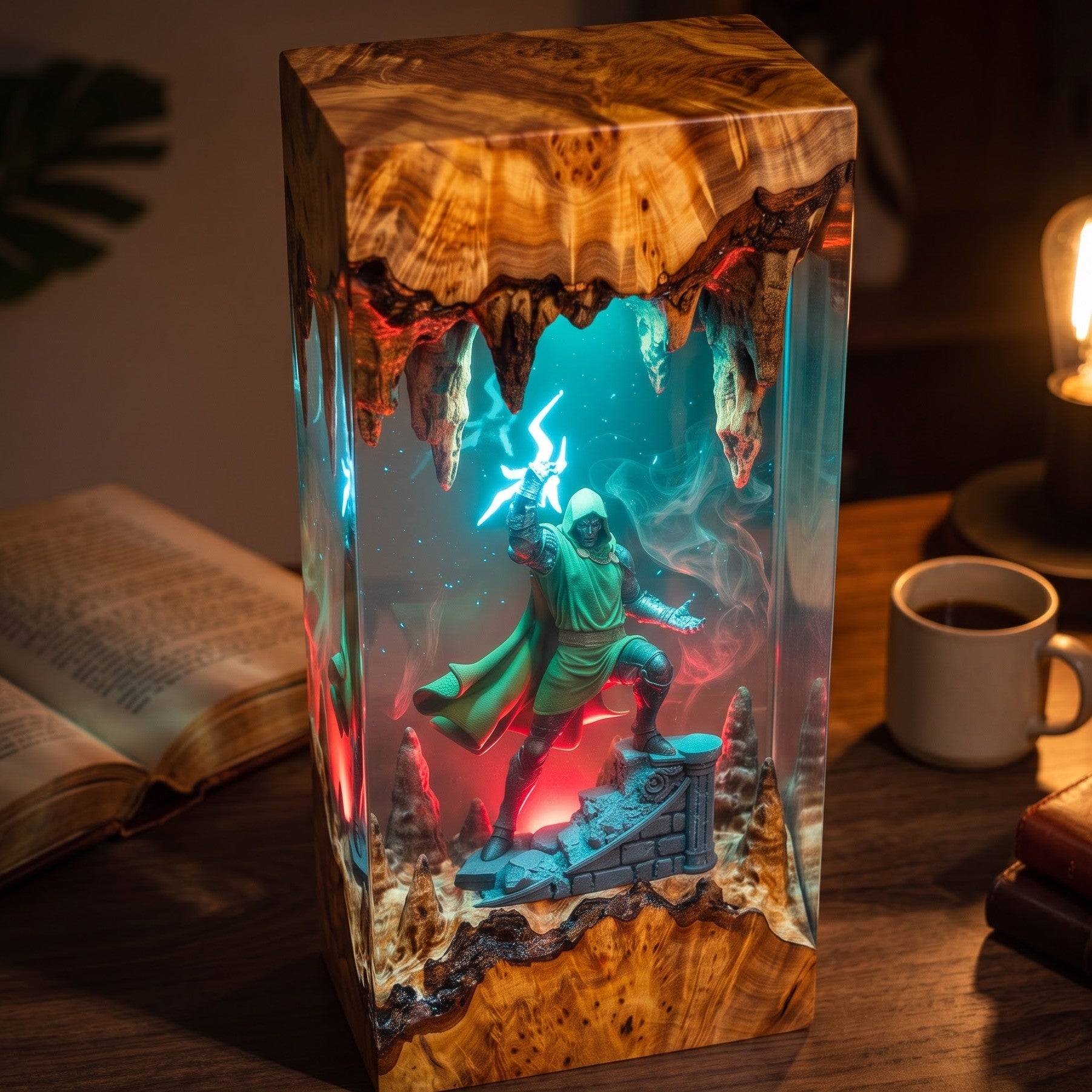Doctor Doom Epoxy Resin Lamp Collection