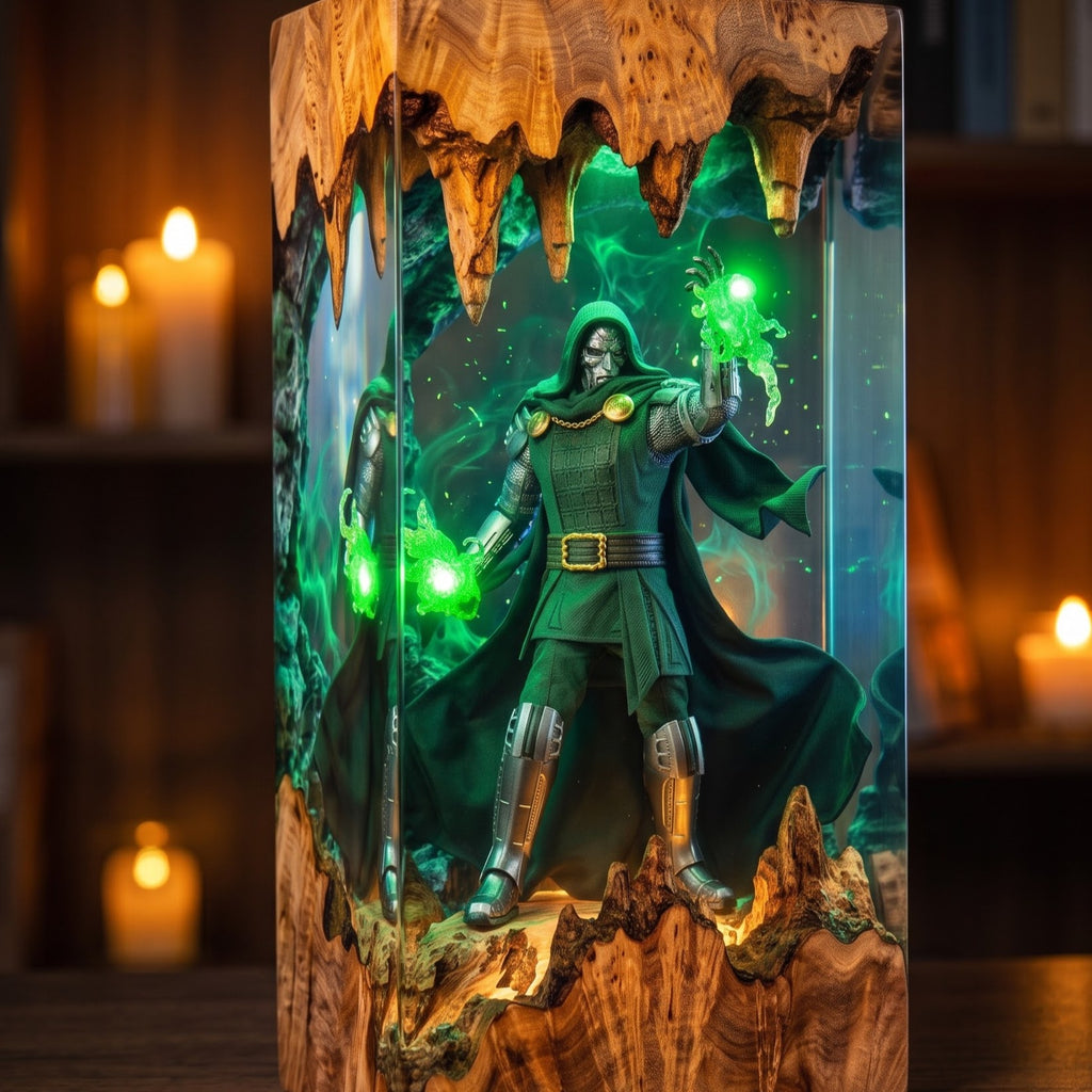 Doctor Doom Epoxy Resin Lamp Collection