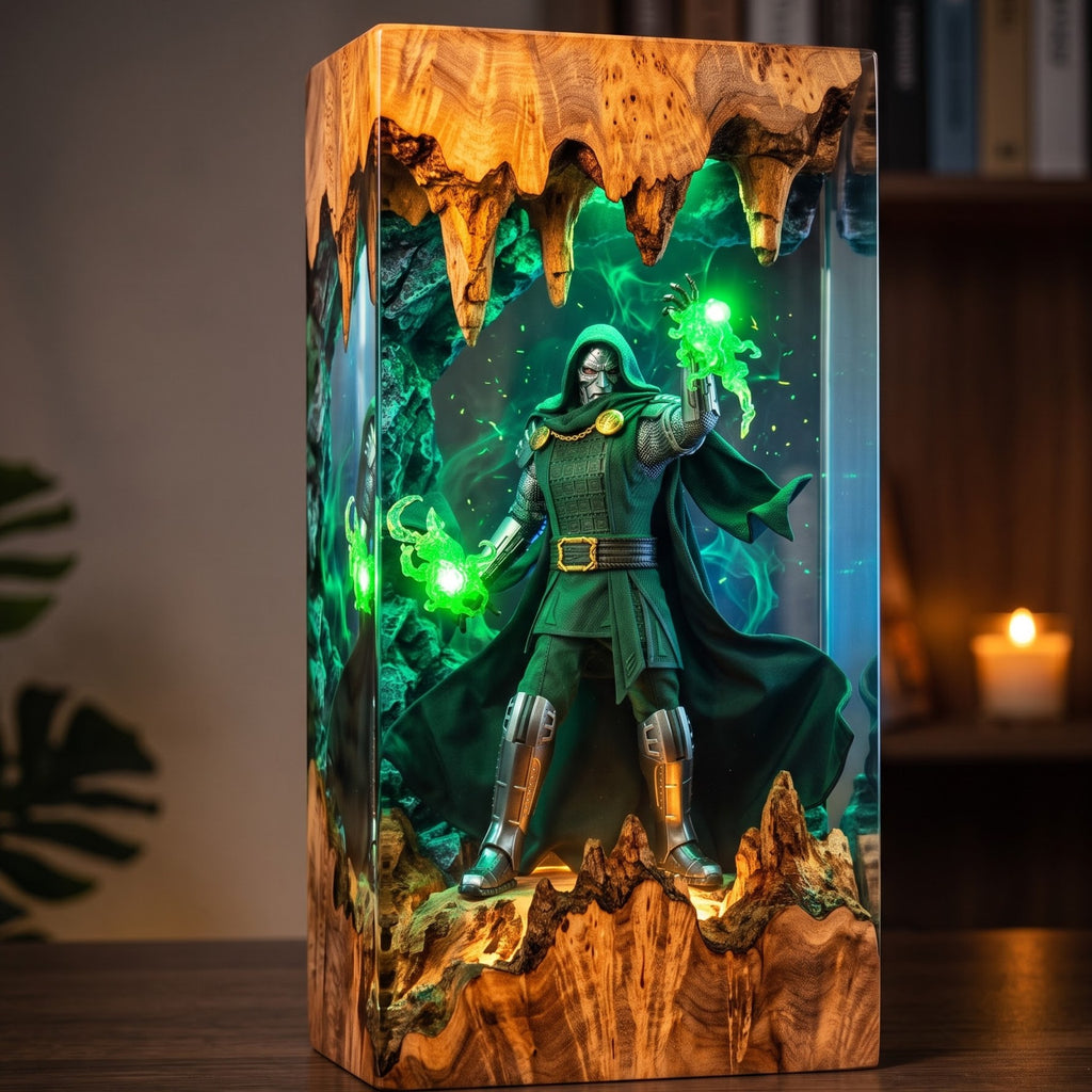 Doctor Doom Epoxy Resin Lamp Collection