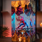 Spider-Man Epoxy Resin Lamp Collection