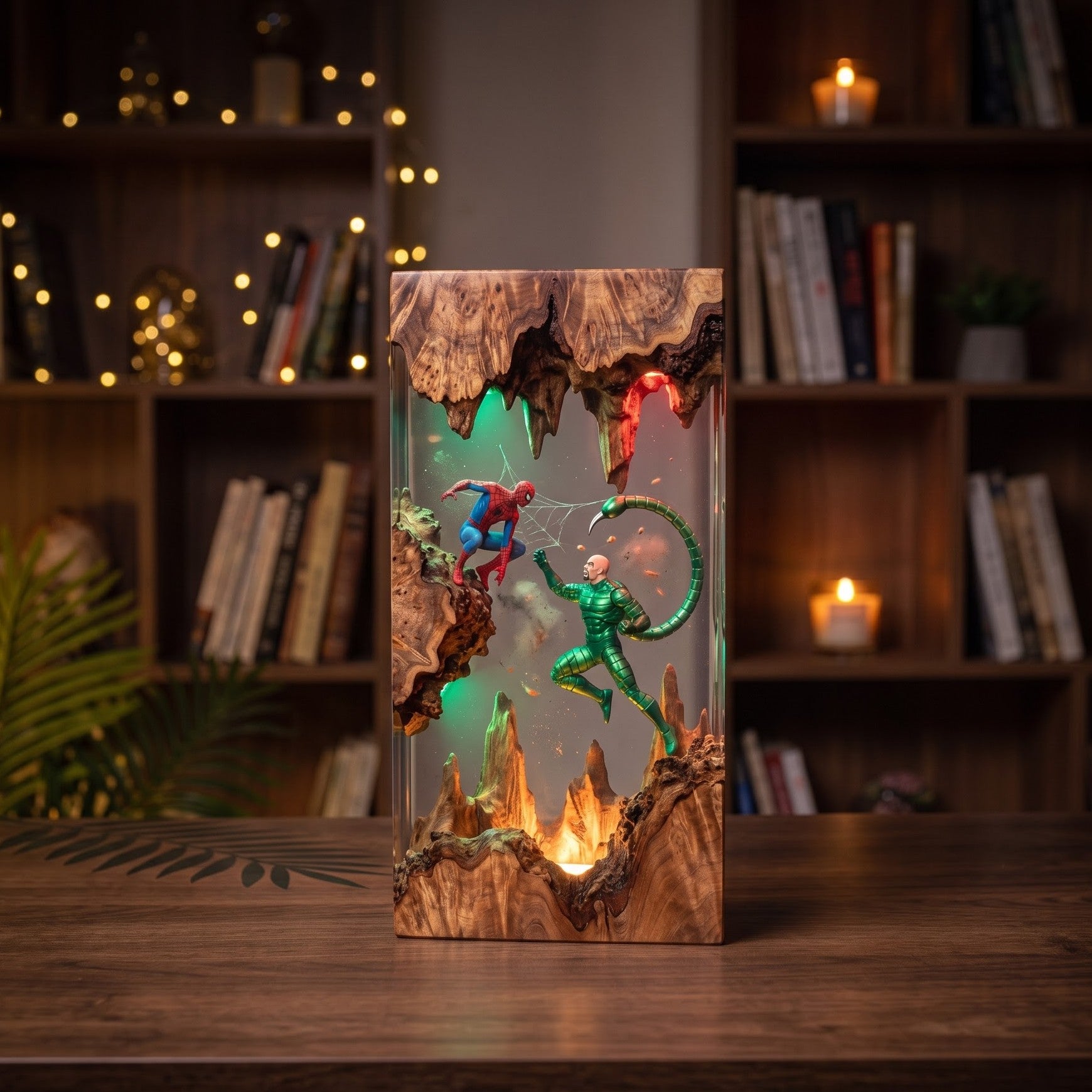 Spider-Man Epoxy Resin Lamp Collection
