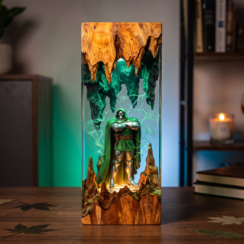 Doctor Doom Epoxy Resin Lamp Collection
