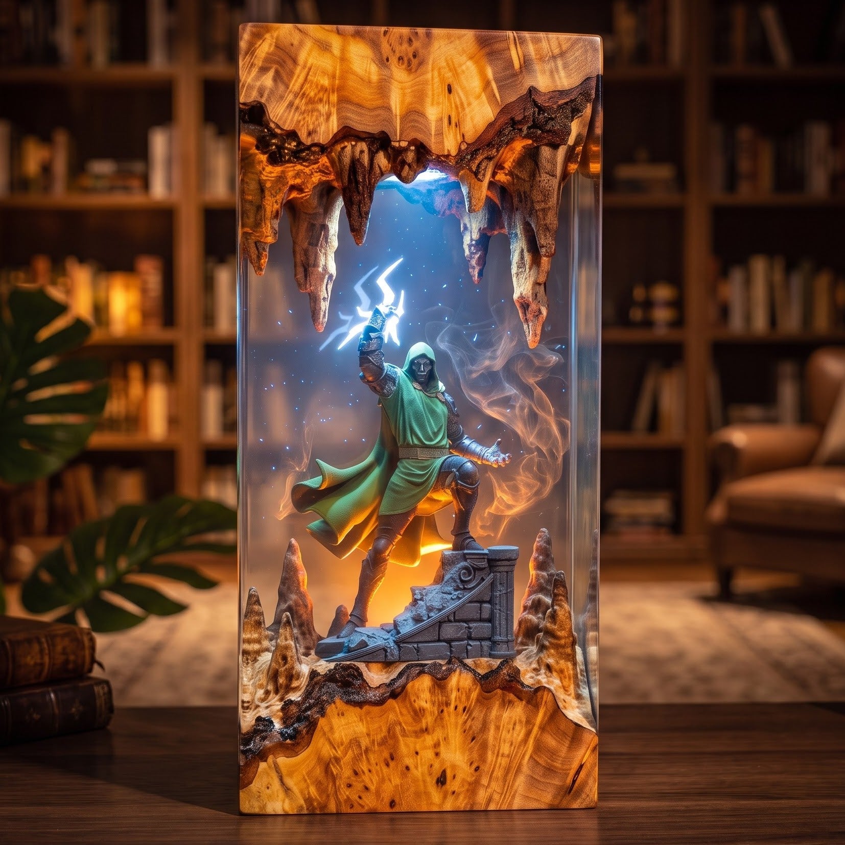 Doctor Doom Epoxy Resin Lamp Collection