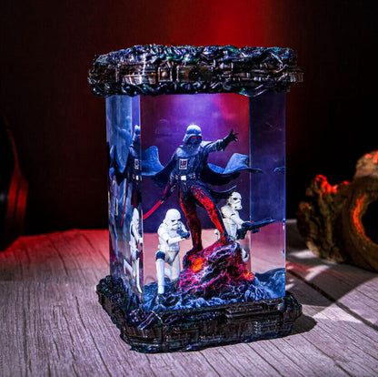 Star Wars Darth Vader and Stormtrooper Diorama Lamp