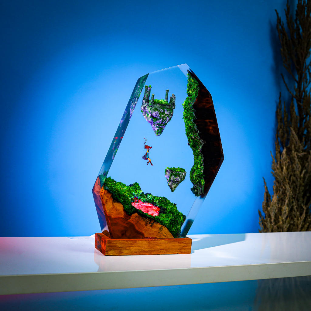 TOTK's Sky Islands in The Legend of Zelda Epoxy Lamp