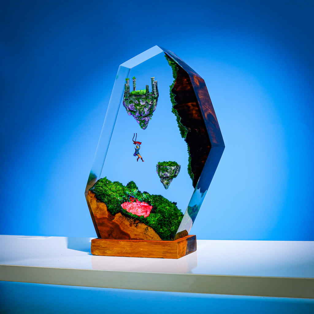 TOTK's Sky Islands in The Legend of Zelda Epoxy Lamp