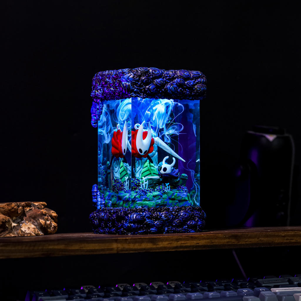 The Knight and Hornet Hollow Knight Lamp