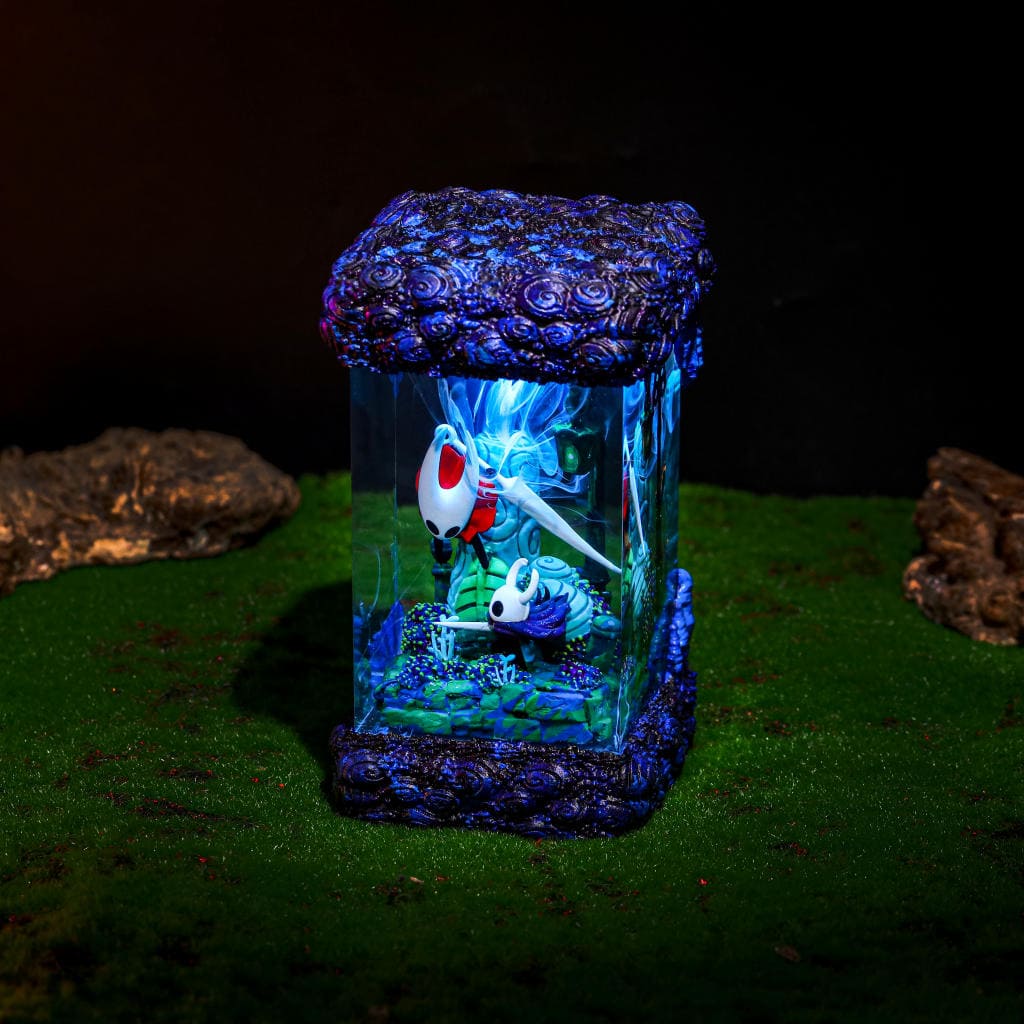 The Knight and Hornet Hollow Knight Lamp
