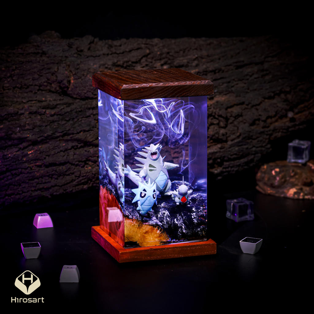 Tyranitar Pokemon Epoxy Night Light