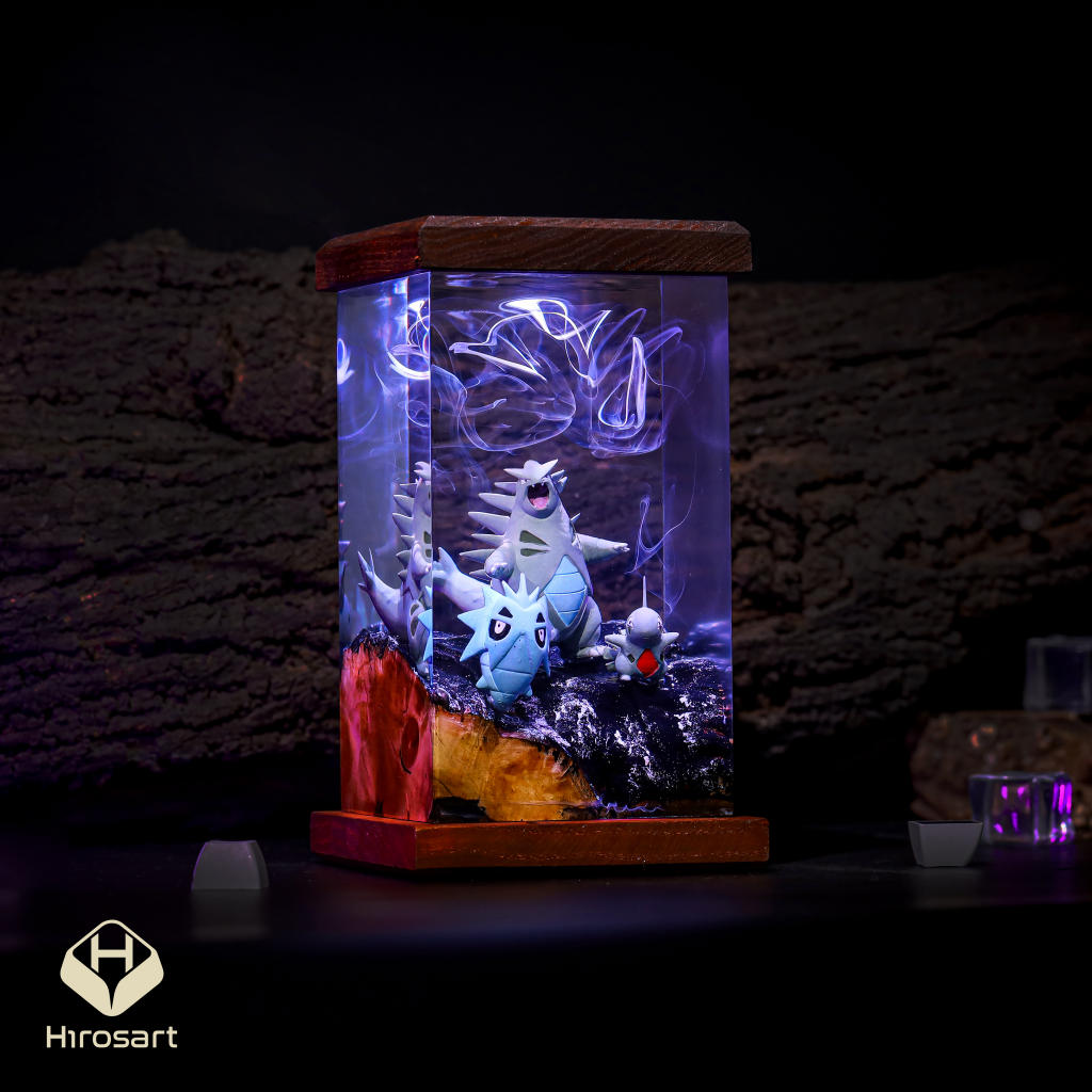 Tyranitar Pokemon Epoxy Night Light