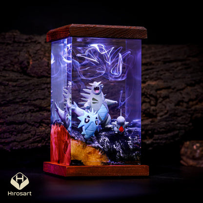 Tyranitar Pokemon Epoxy Night Light